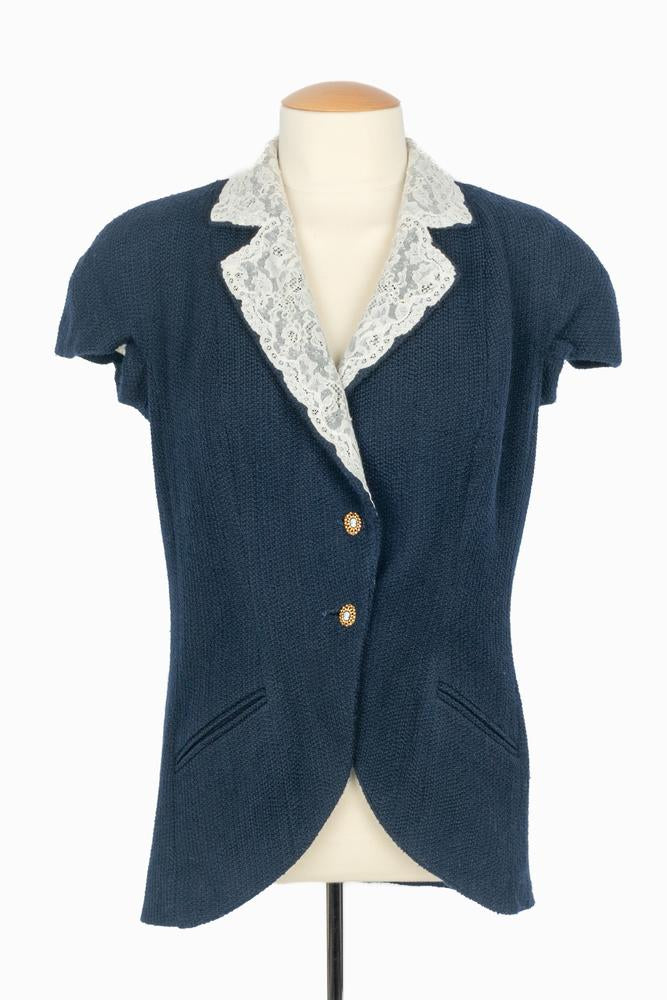 Tailleur bleu Dior 2008