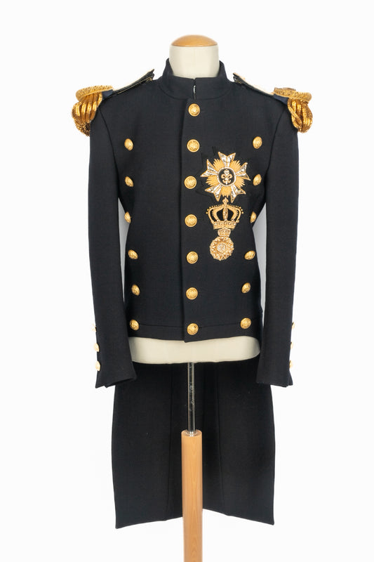 Manteau "Navy" Balmain Homme Hiver 2016