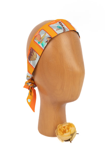 Twilly en soie Hermès