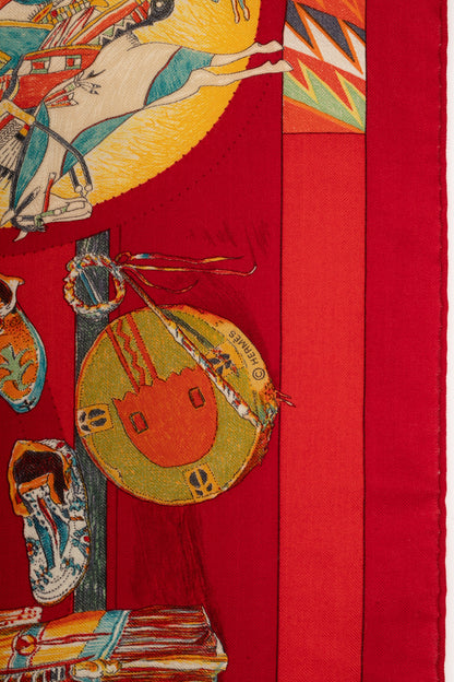 Étole "Les Danses des Indiens" Hermès