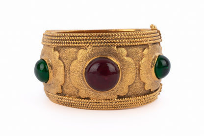 Bracelet byzantin Chanel 1980's