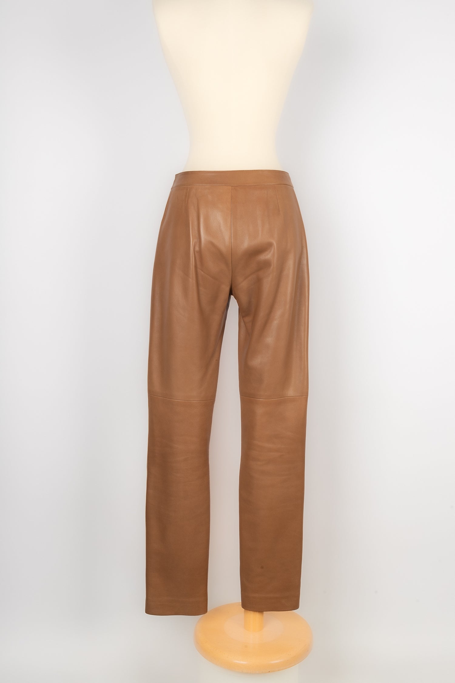 Pantalon cuir Chanel 2004