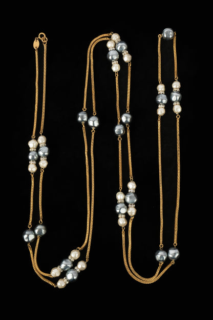 Collier sautoir de perles Chanel