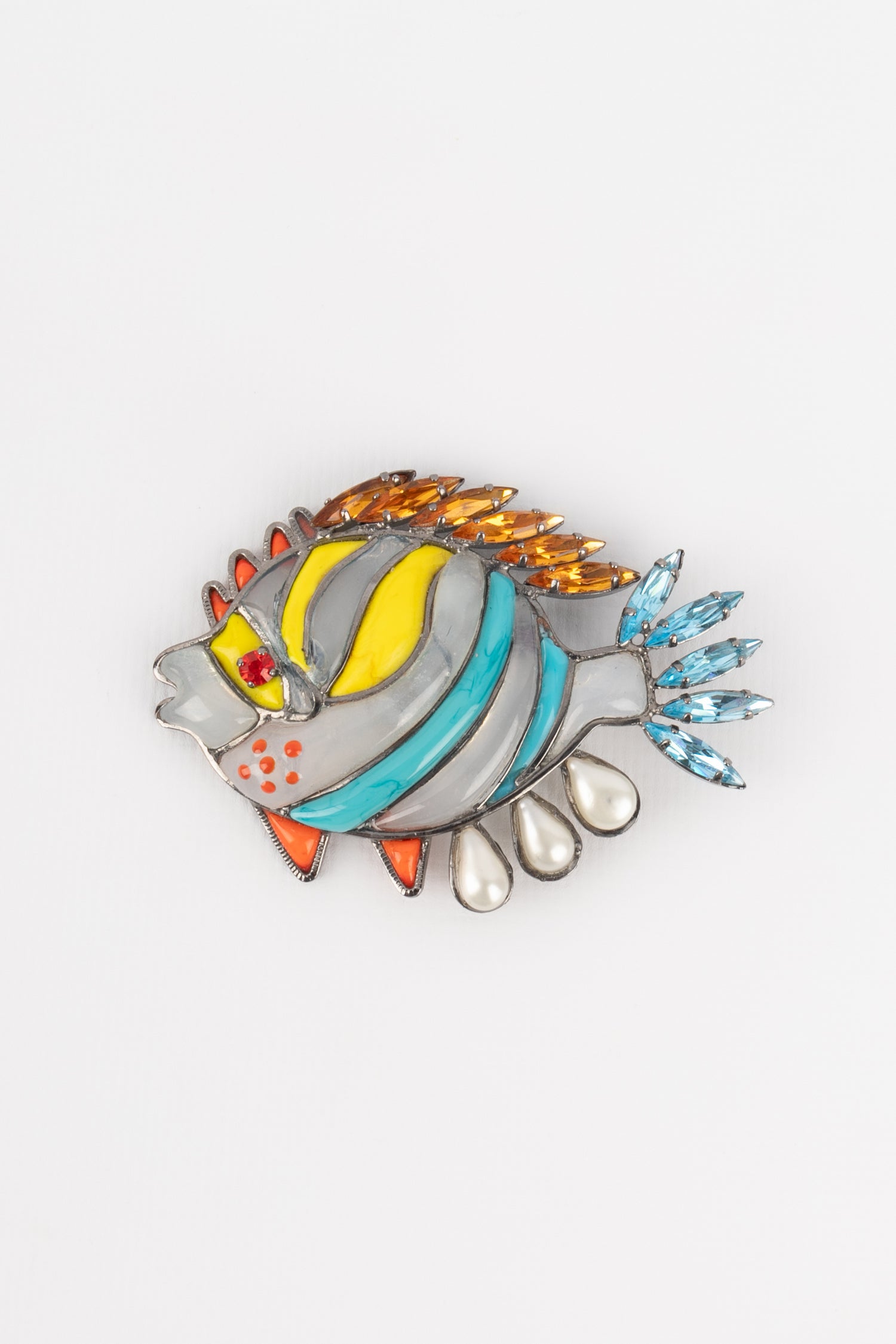 Broche "poisson" Loulou De La Falaise