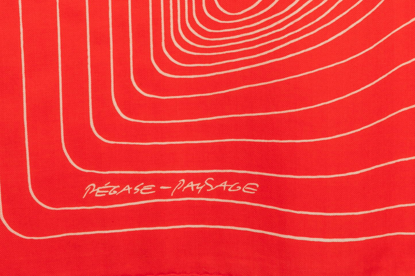 Foulard "Pégase Paysage" Hermès