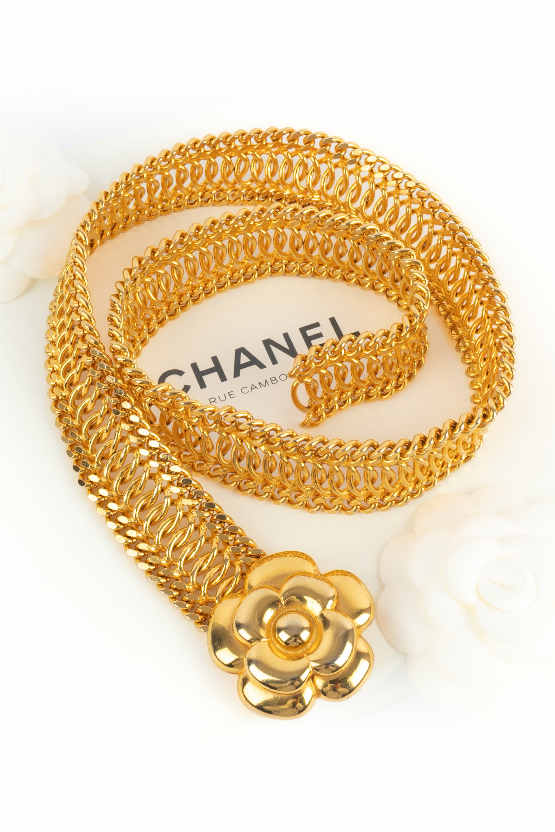 Ceinture camélia Chanel Haute Couture