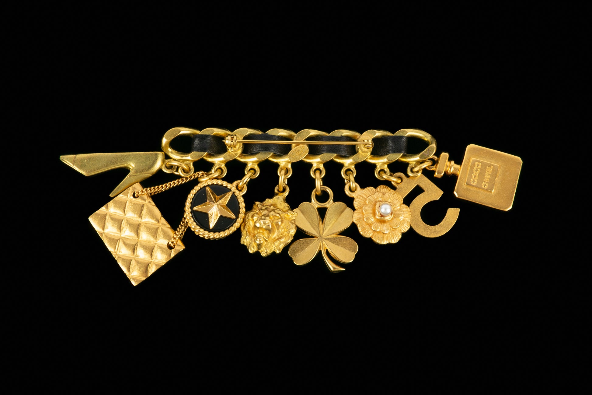 Broche breloques Chanel été 1995