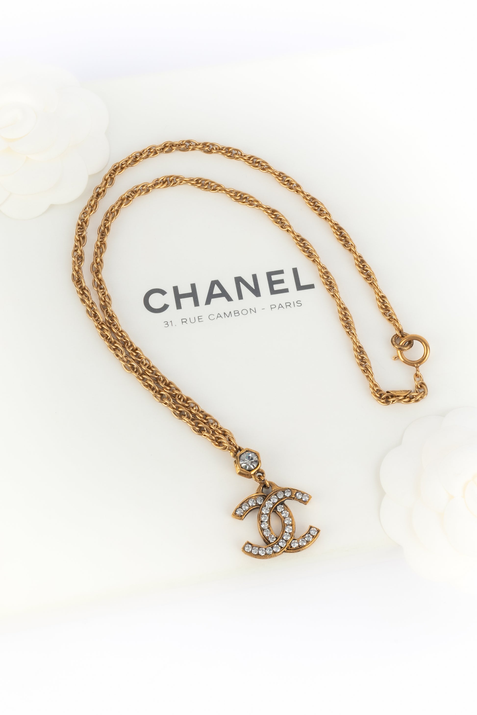 Collier cc Chanel 1990's