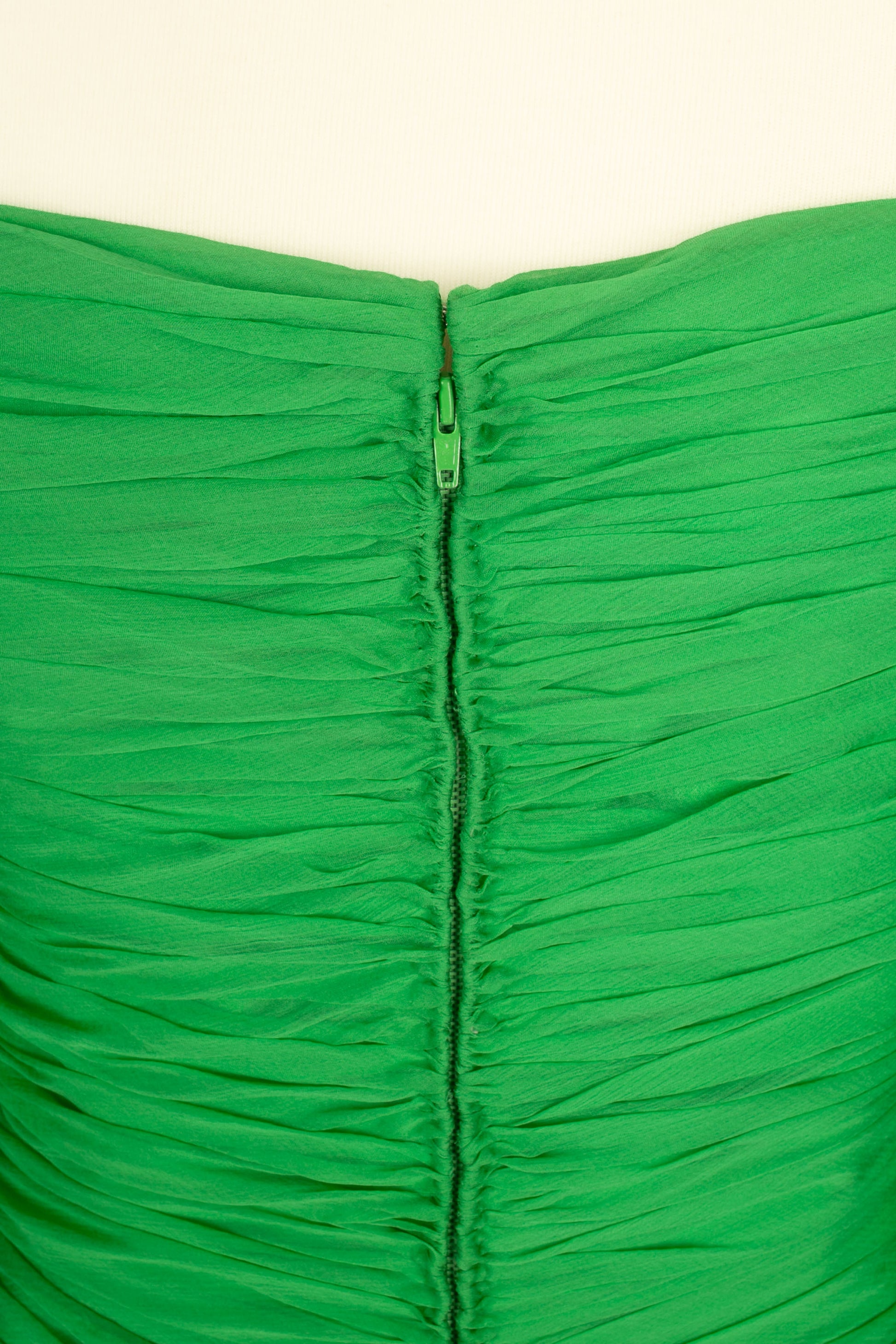 Robe en soie Nina Ricci Haute Couture 