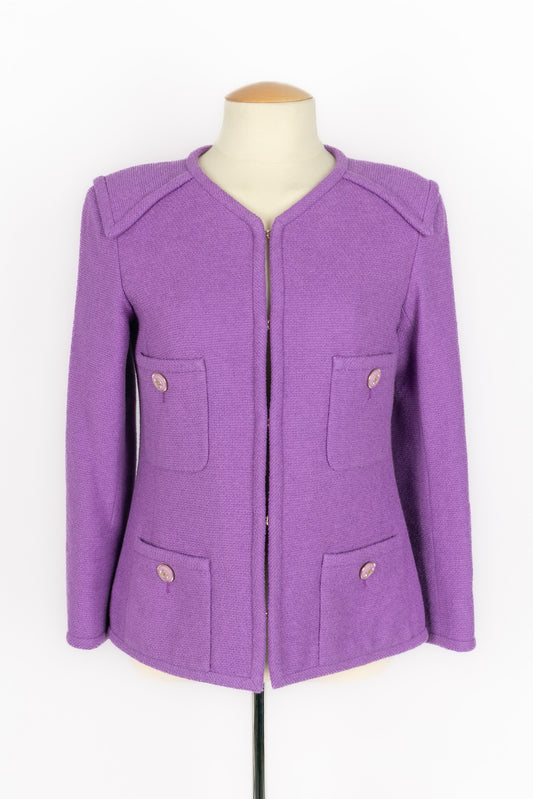 Veste violette Chanel