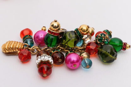 Boucles d'oreilles multicolores Dior