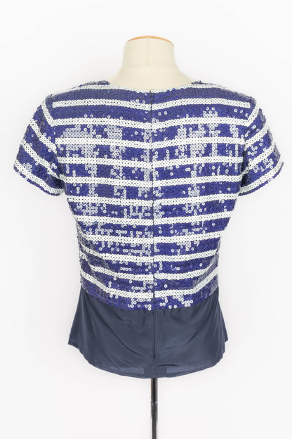 Haut à paillettes Nina Ricci Haute Couture 