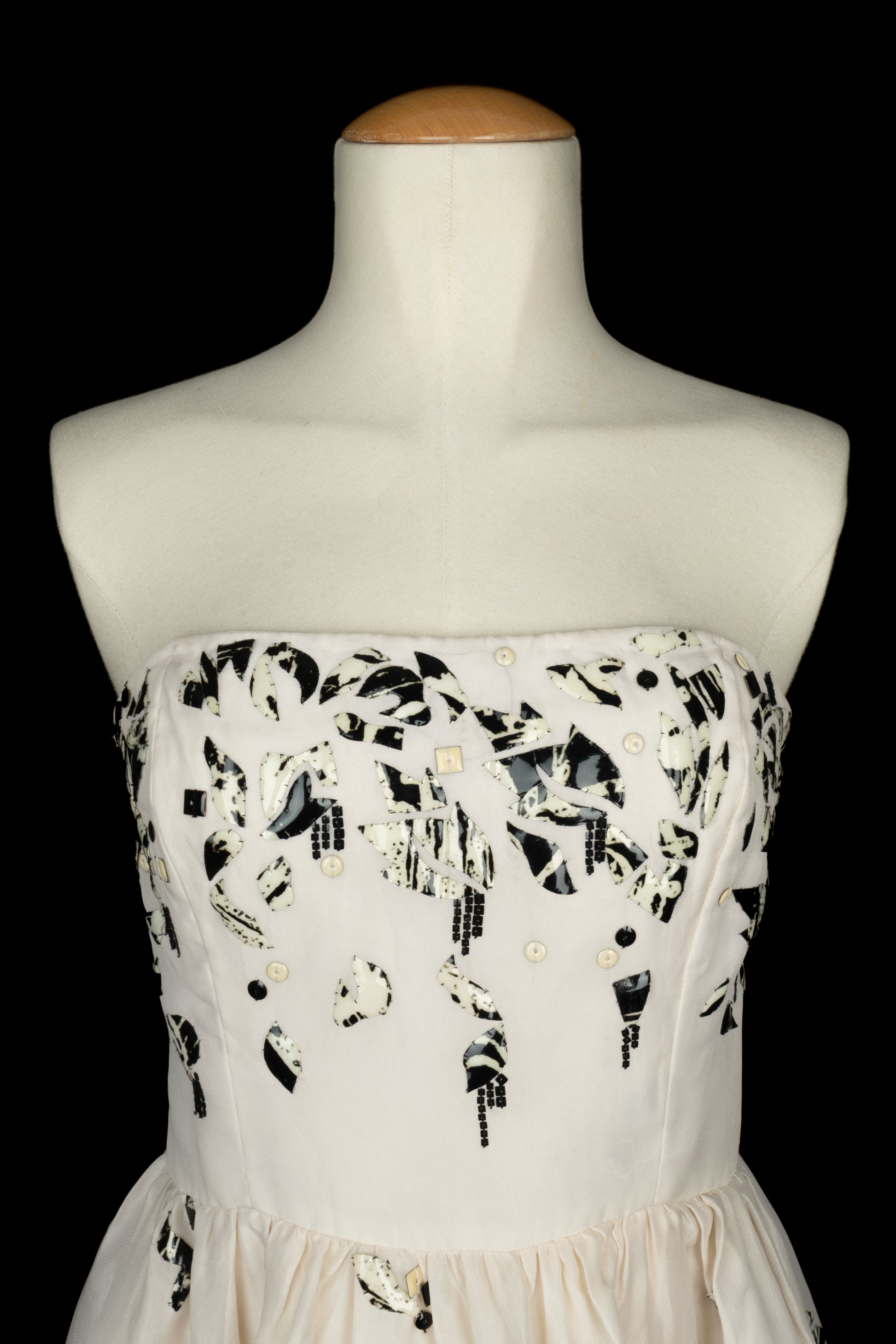 Robe bustier Oscar de la Renta 2009