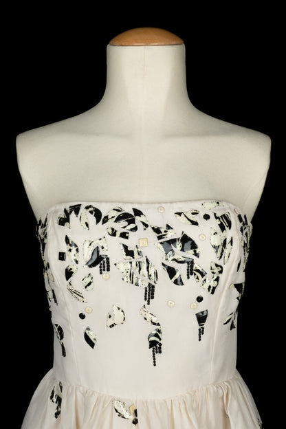 Robe bustier Oscar de la Renta 2009