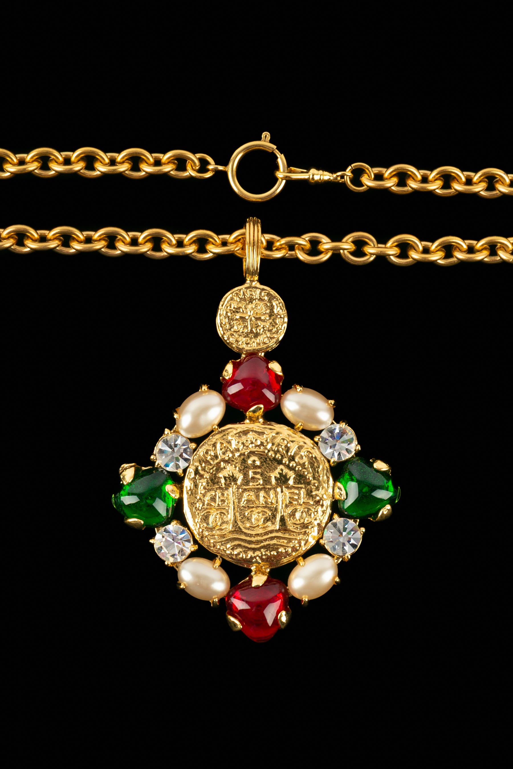 Collier pendentif Chanel 1993