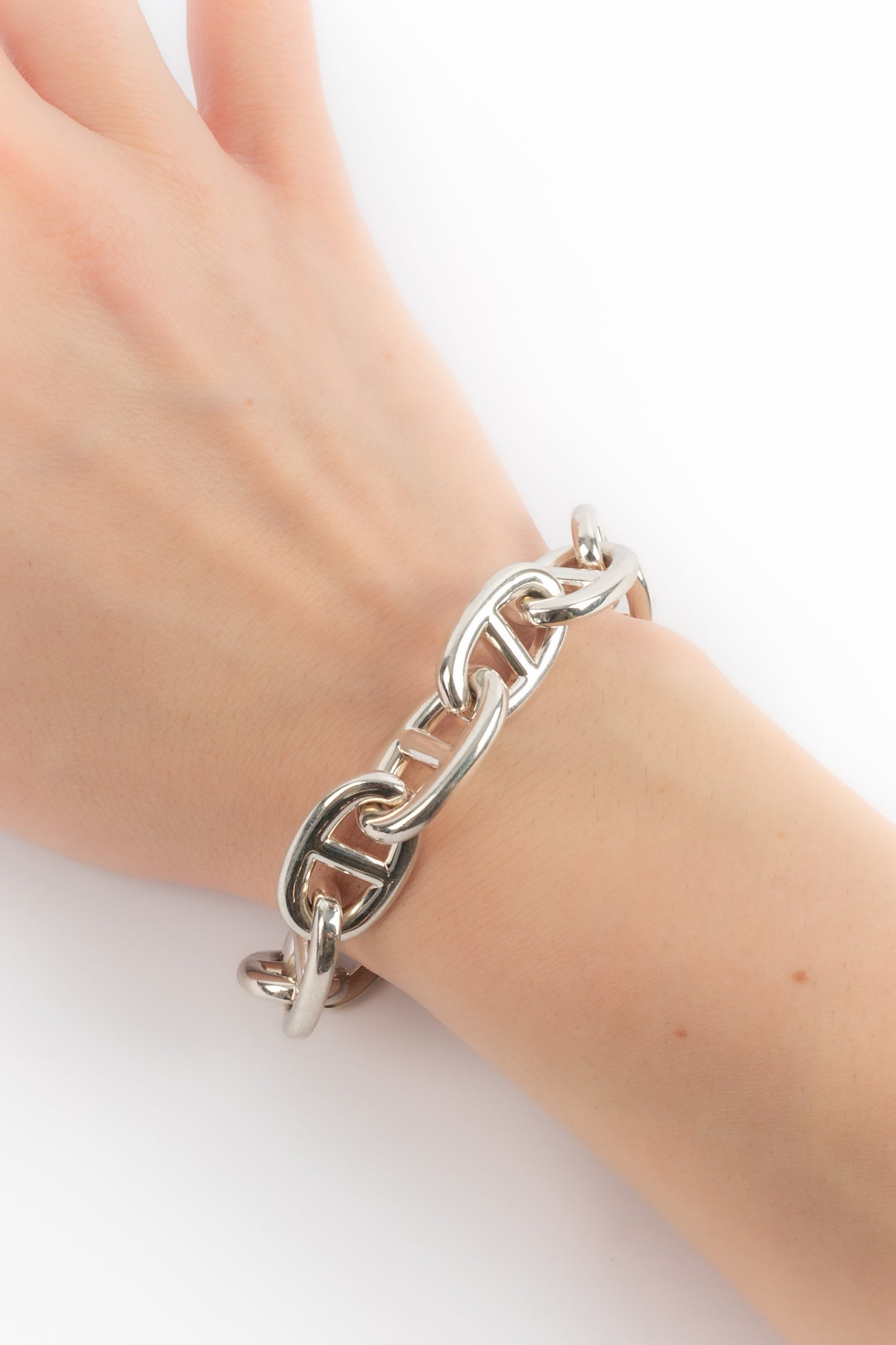 Bracelet "Chaîne d'ancre" Hermès grand modèle