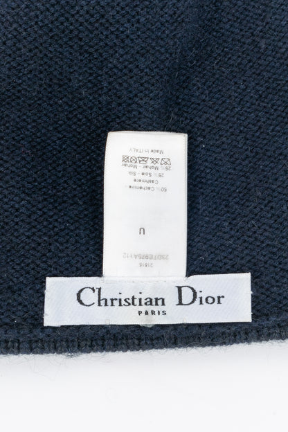 Chapeau bonnet en cachemire Dior 