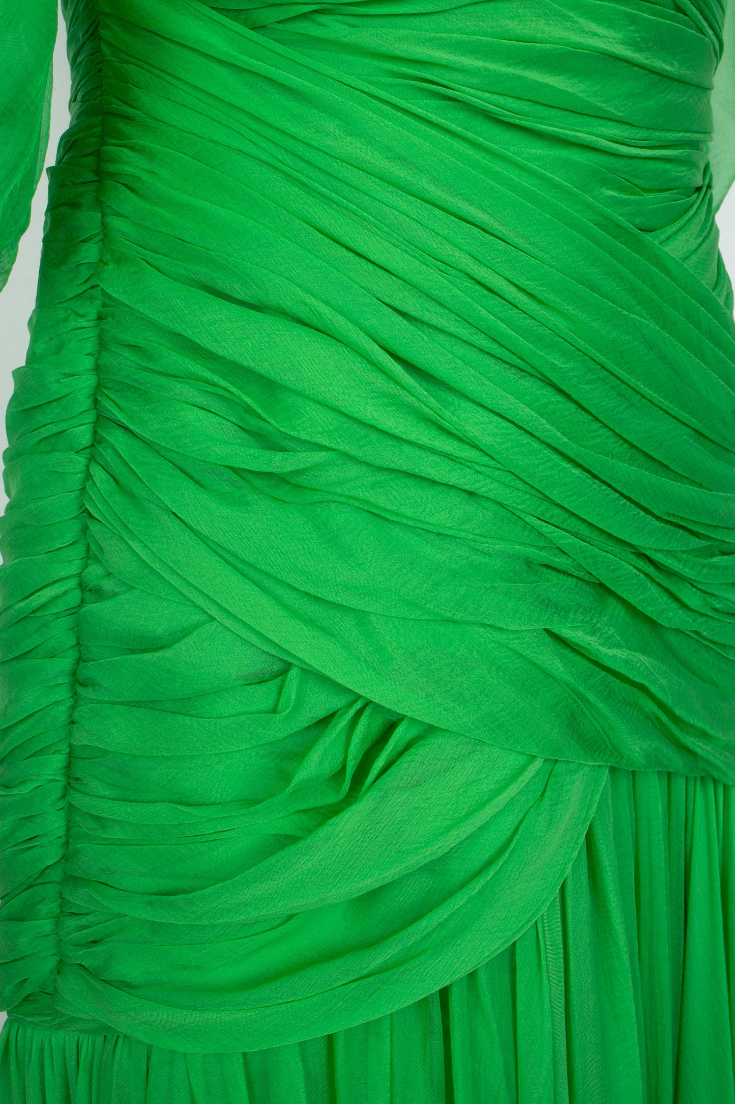 Robe en soie Nina Ricci Haute Couture 