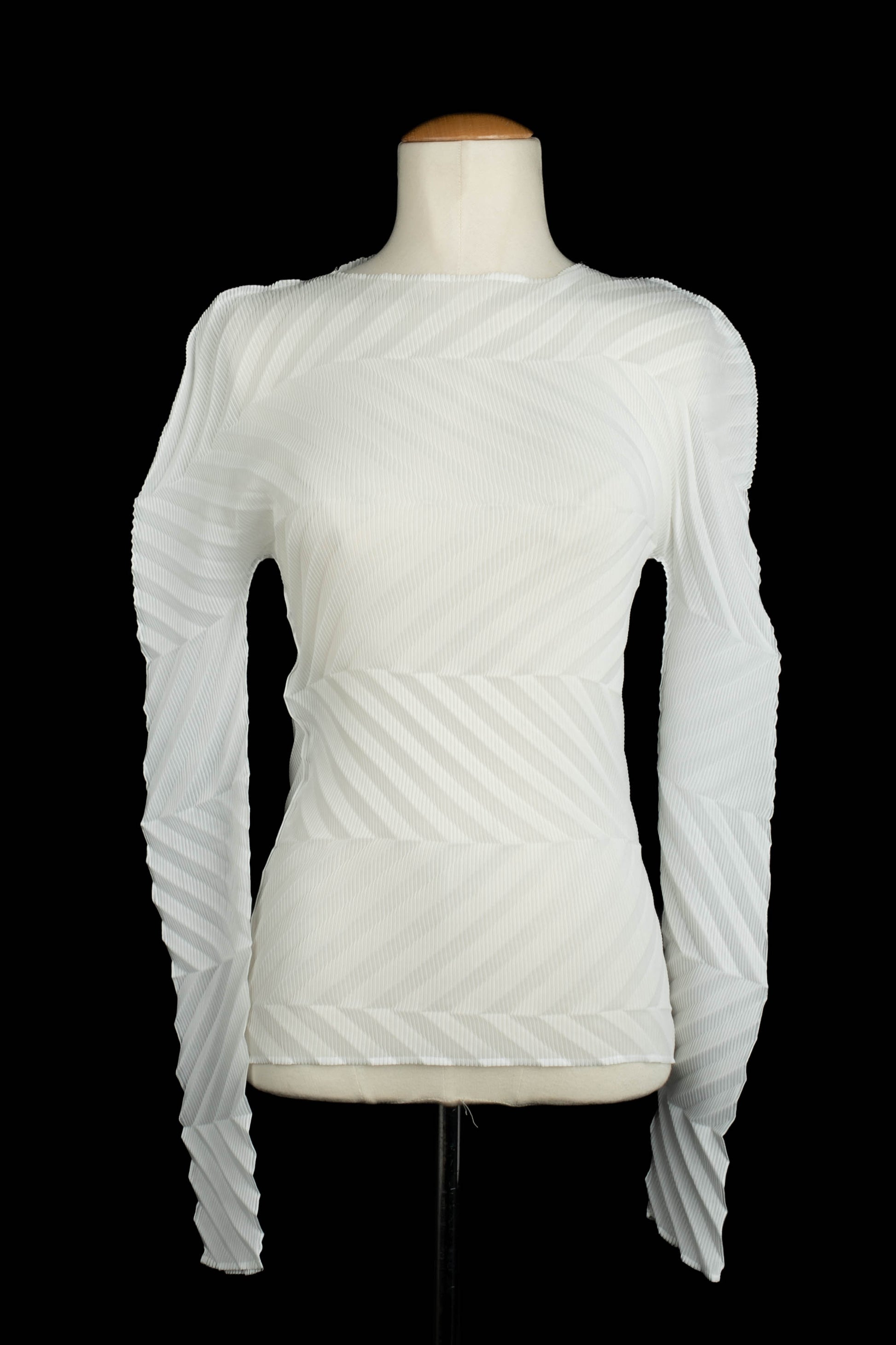 Haut plissé "Comme des Garçons" (attribué à)