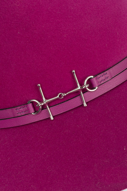 Chapeau framboise Hermès