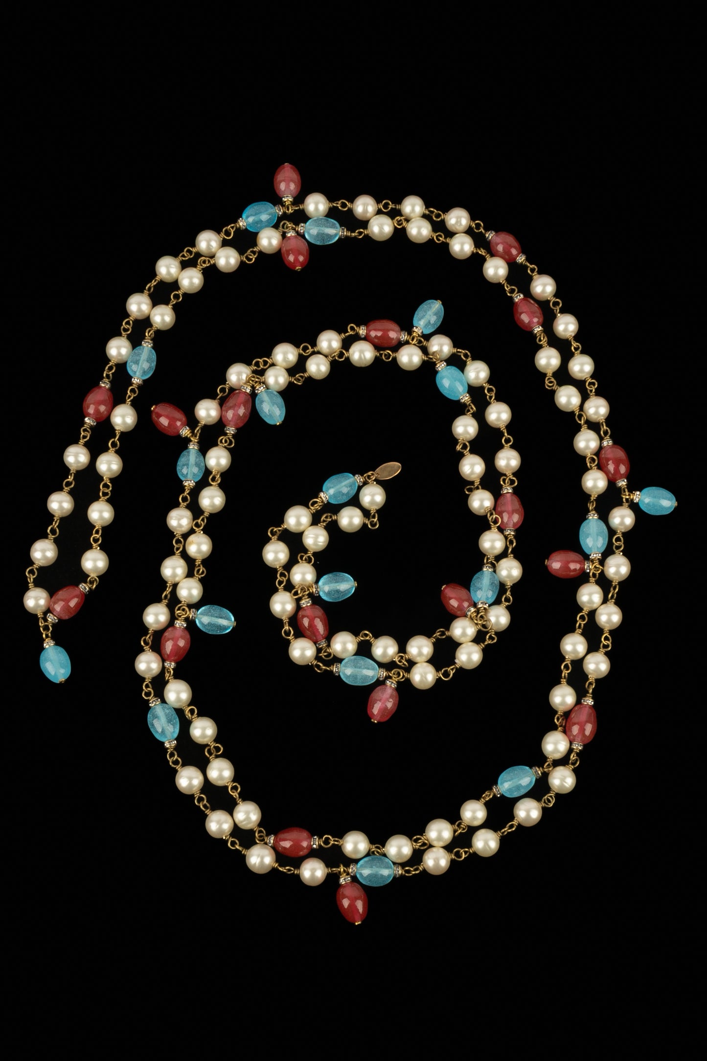 Collier de perles Chanel 1980's
