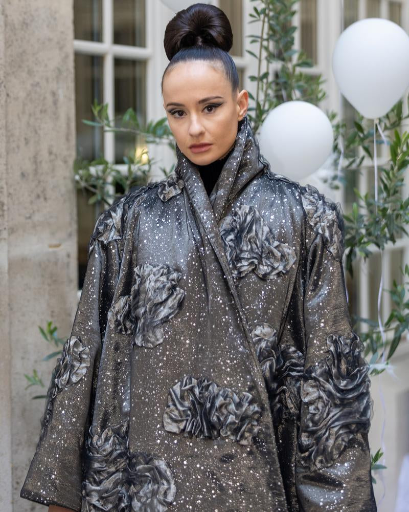 Manteau "Nimbostratus" Franck Sorbier Haute Couture hiver 2024