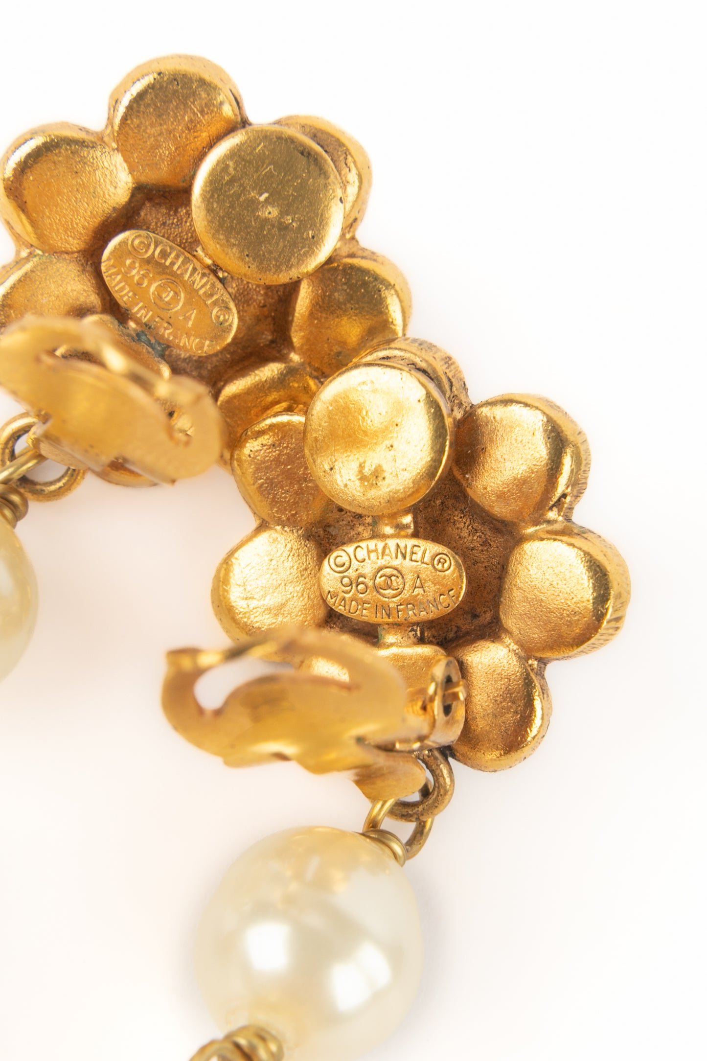 Boucles d'oreilles Chanel Hiver 1996