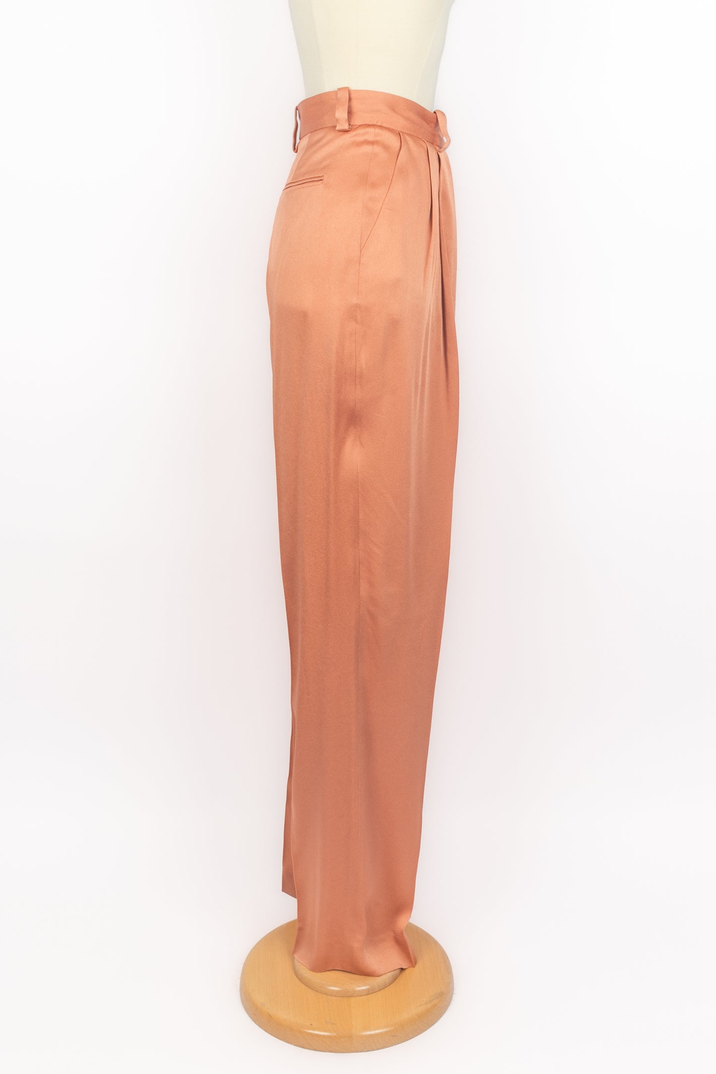 Pantalon en satin Lanvin