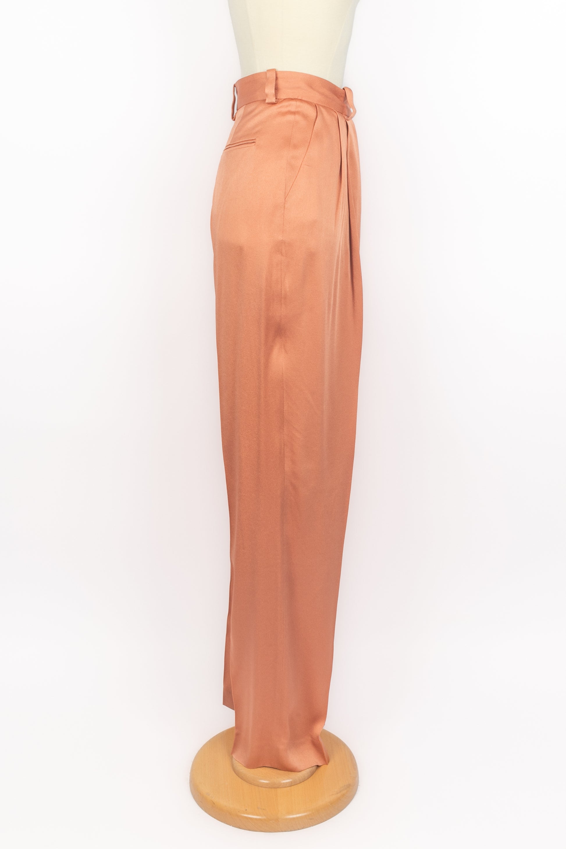 Pantalon en satin Lanvin