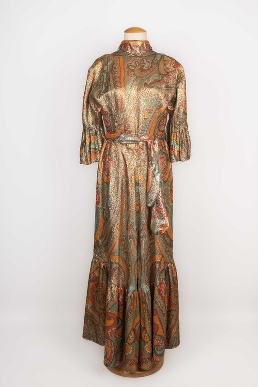 Robe en lamé 1960's