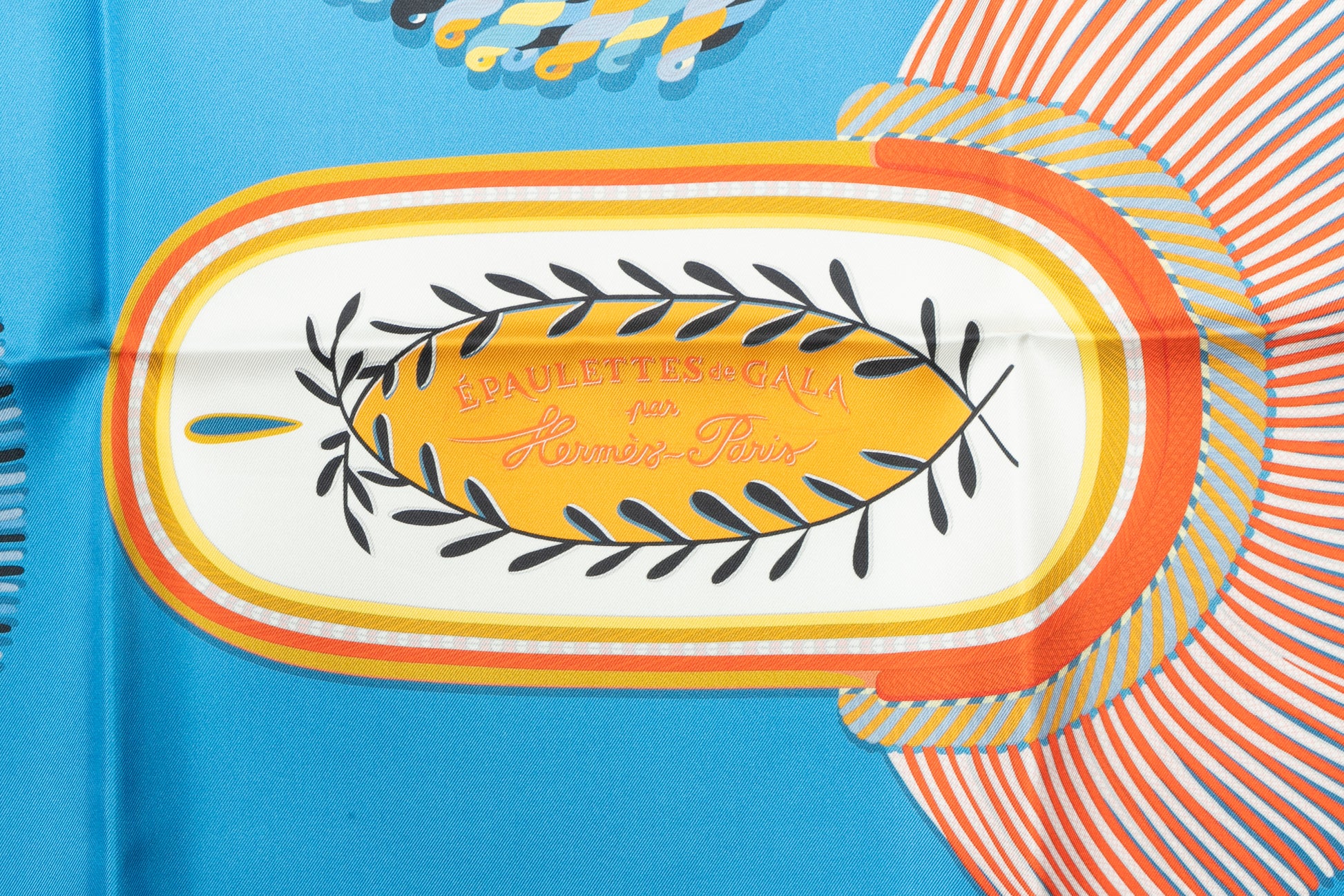 Foulard / Carré "Epaulettes de Gala" double face Hermès