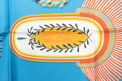 Foulard / Carré "Epaulettes de Gala" double face Hermès