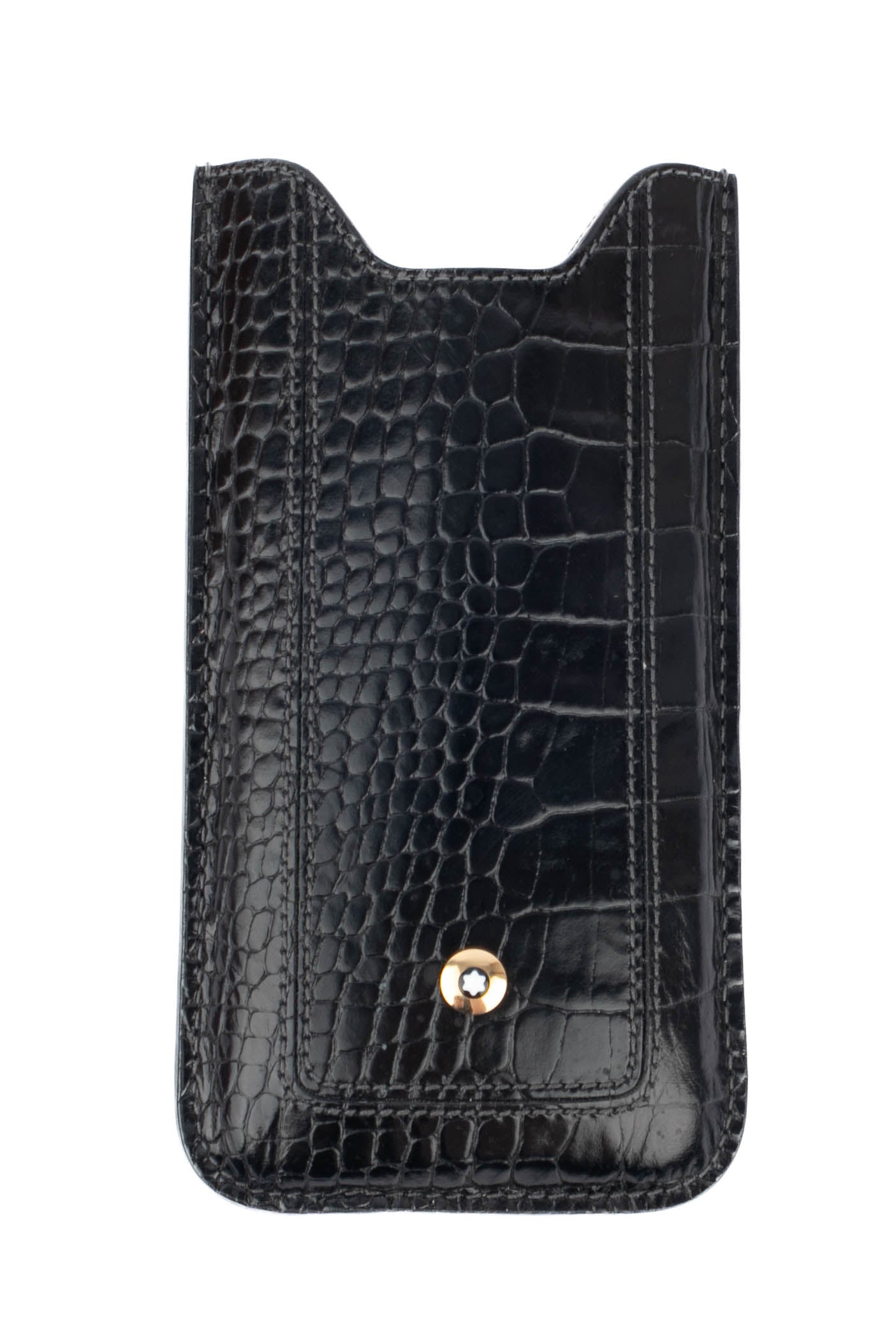 Étui en veau effet crocodile Mont Blanc