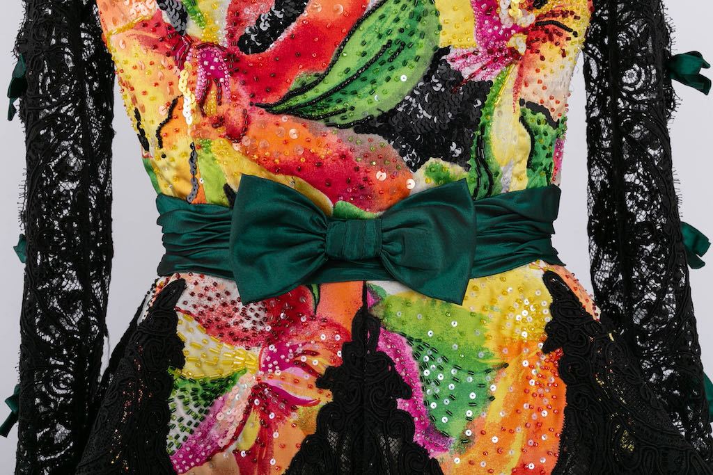 Ensemble en guipure Loris Azzaro 1996's