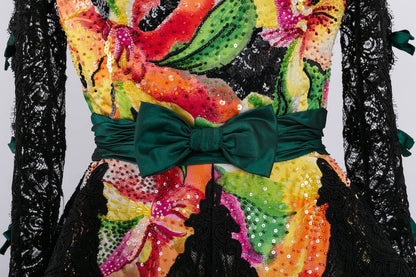 Ensemble en guipure Loris Azzaro 1996's