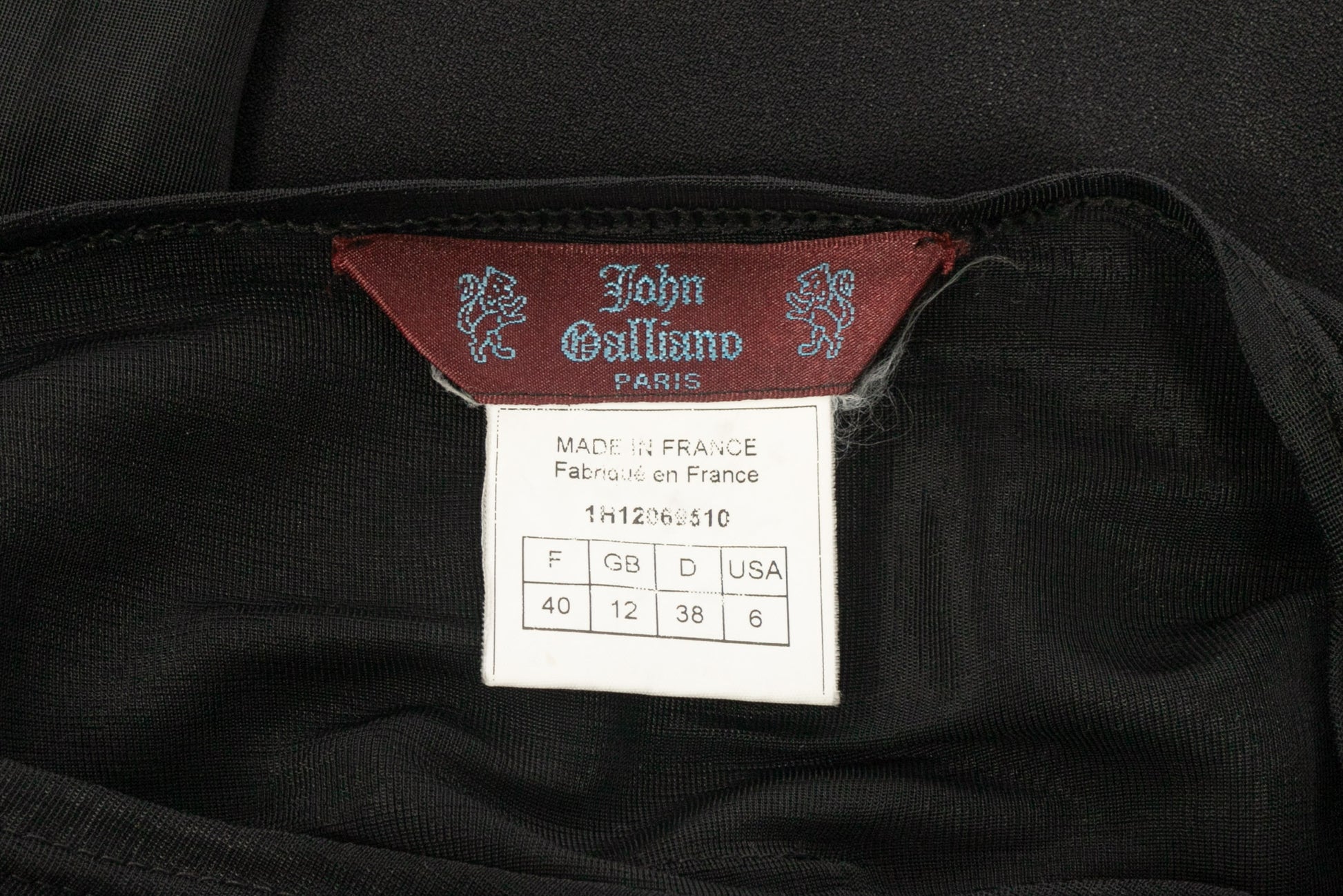 Robe John Galliano Hiver 2001