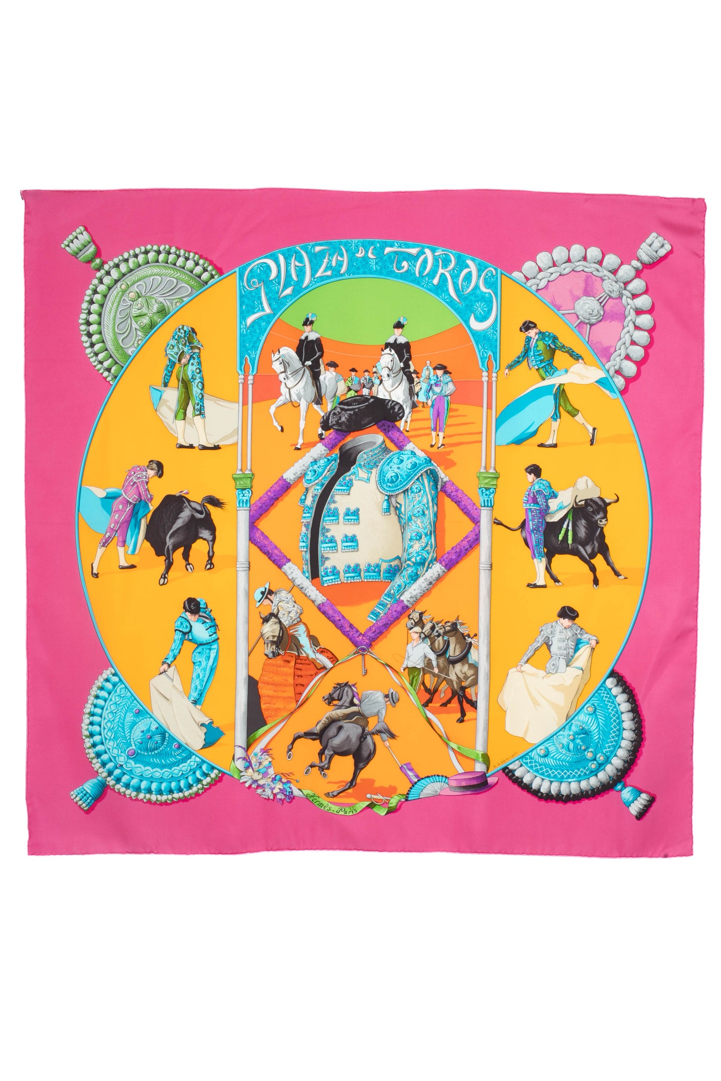 Foulard / carré "Plaza del Toros" Hermès