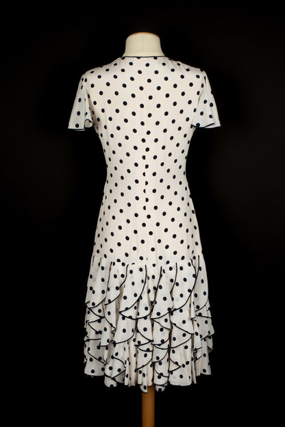 Robe à pois Chanel Haute Couture 