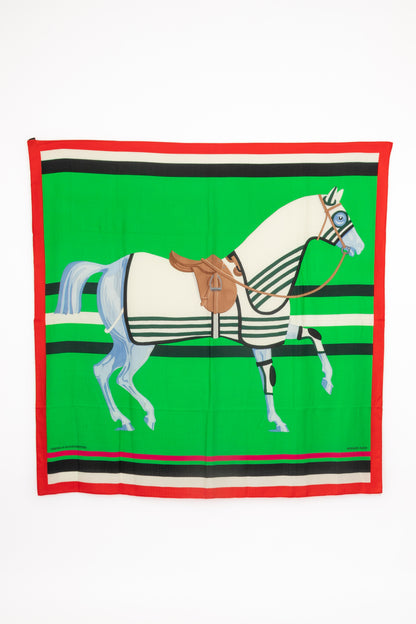 Foulard "Cheval à la Couverture" Hermès
