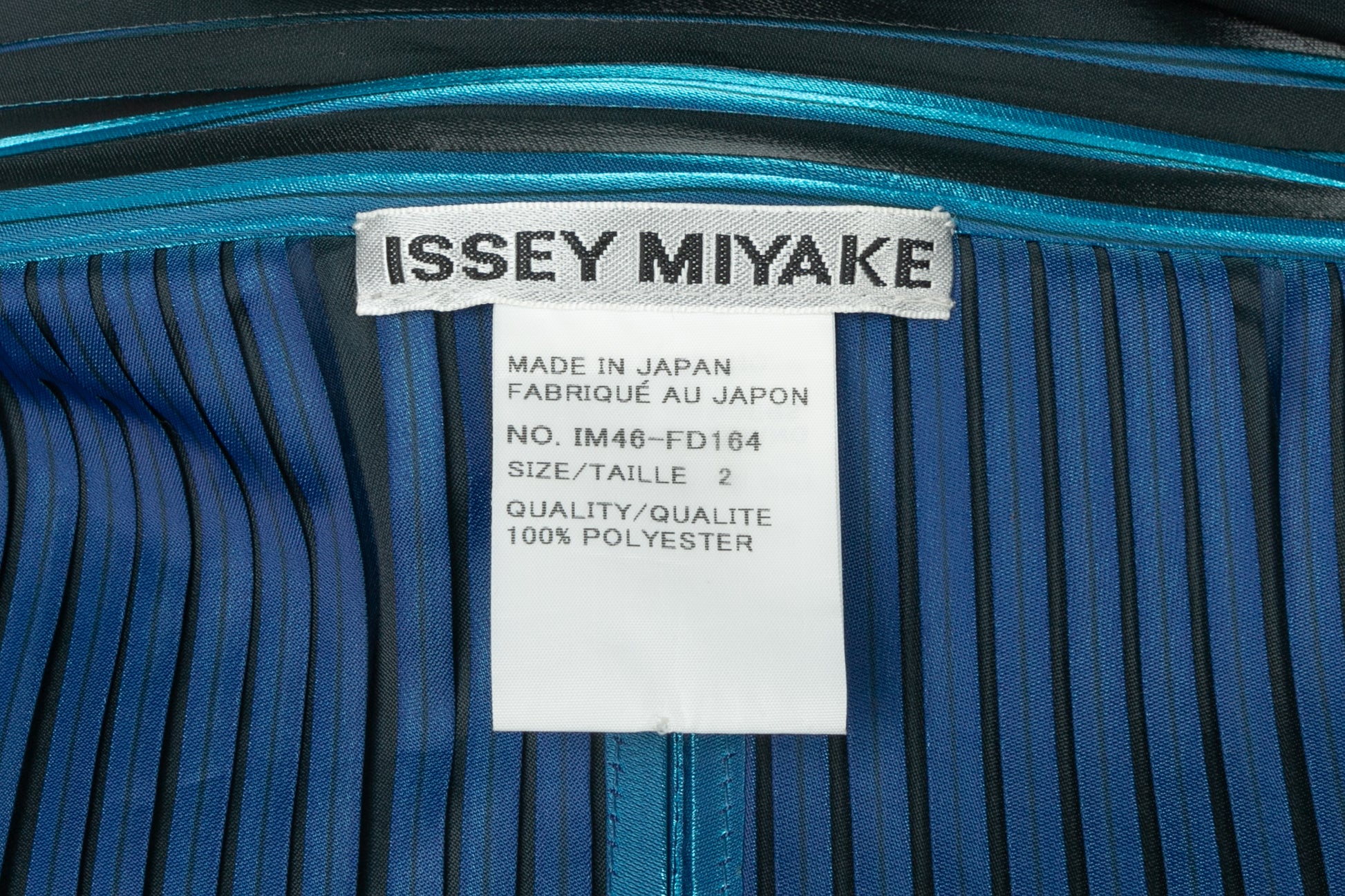 Manteau irisé Issey Miyake 