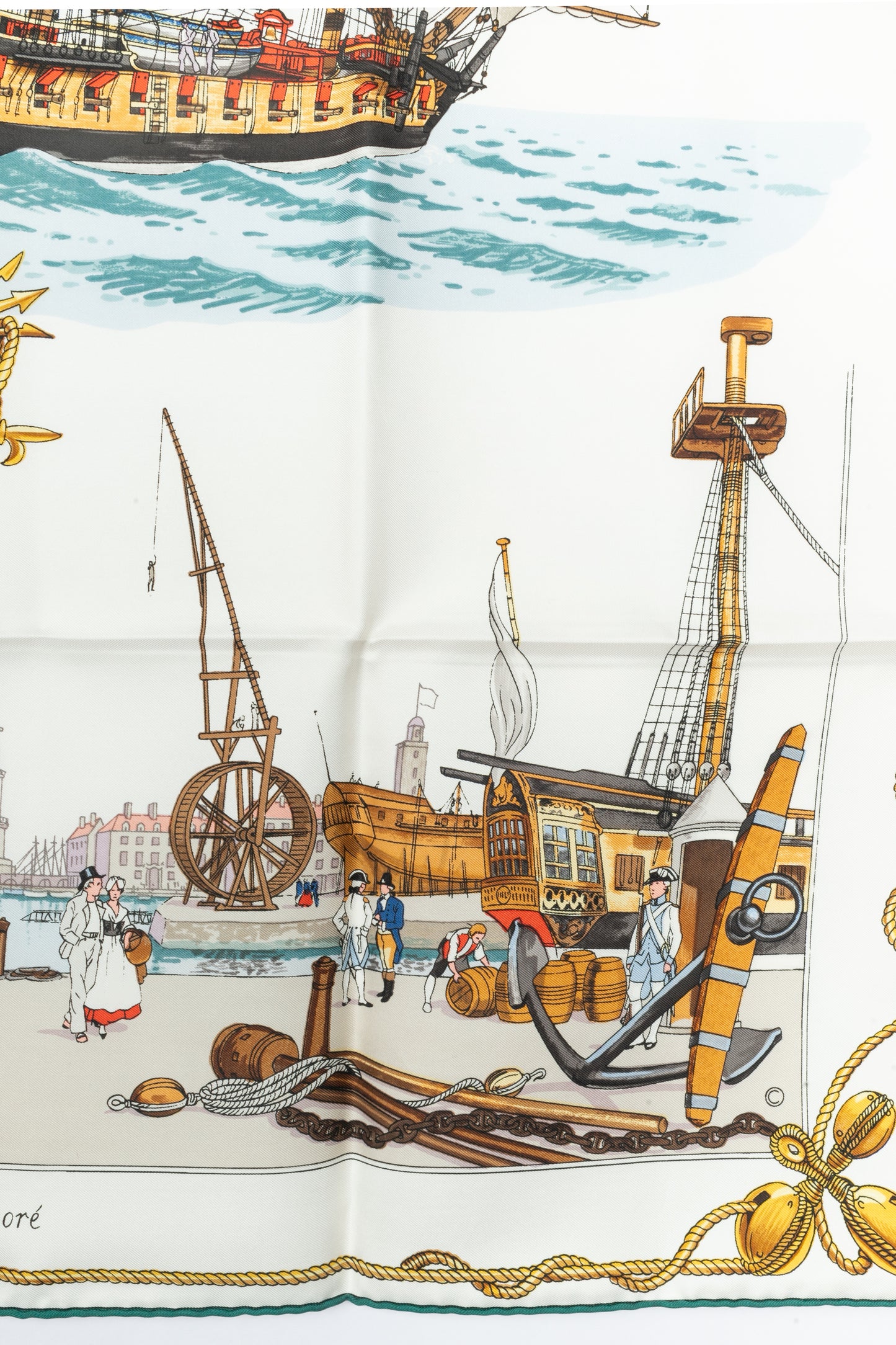 Carré / Foulard "La Flore Frégate de 28 canons" Hermès