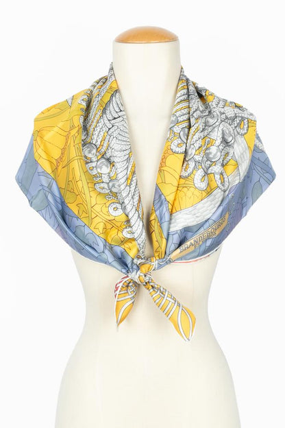 Foulard / Carré "Brandebourgs Fleuris" double face Hermès