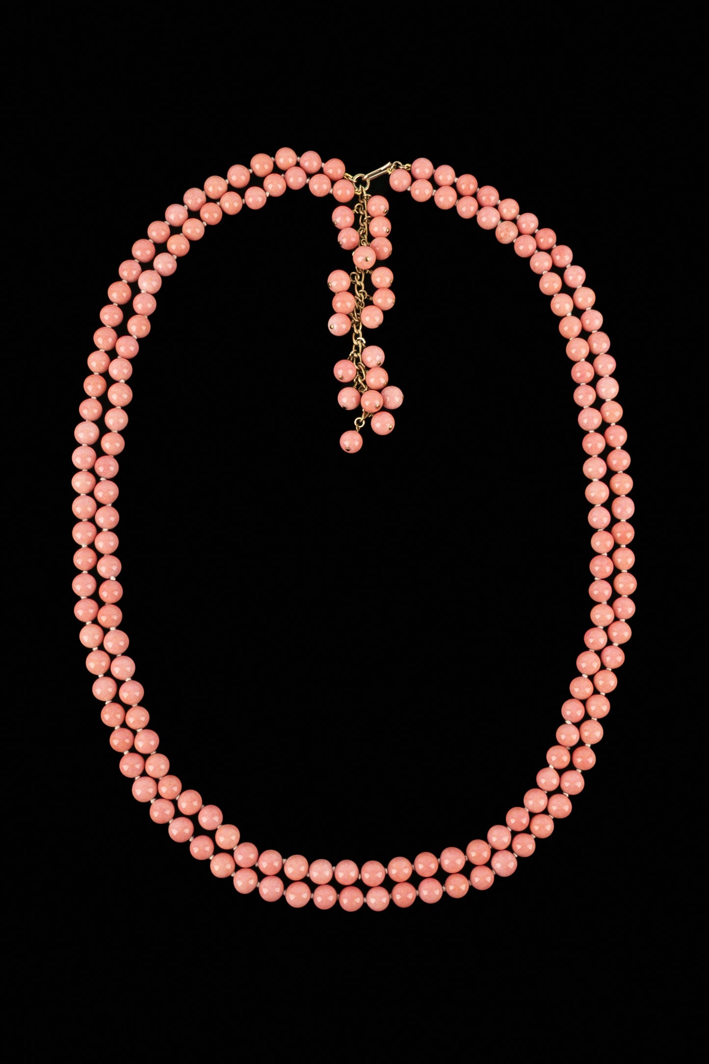 Collier de perles roses Chanel 2001