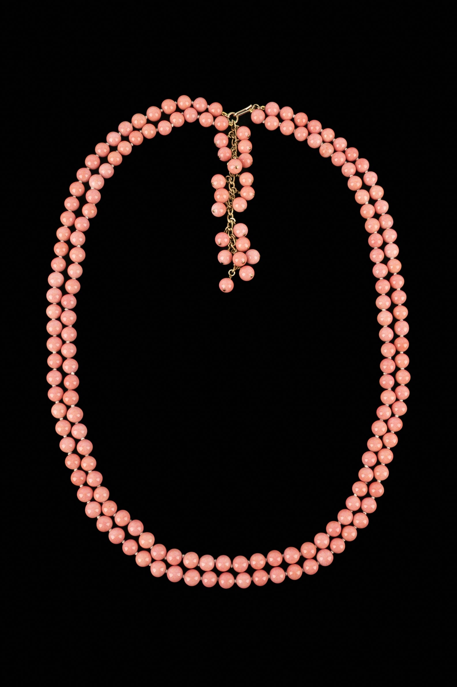 Collier de perles roses Chanel 2001