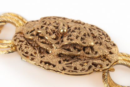 Ceinture dorée Chanel