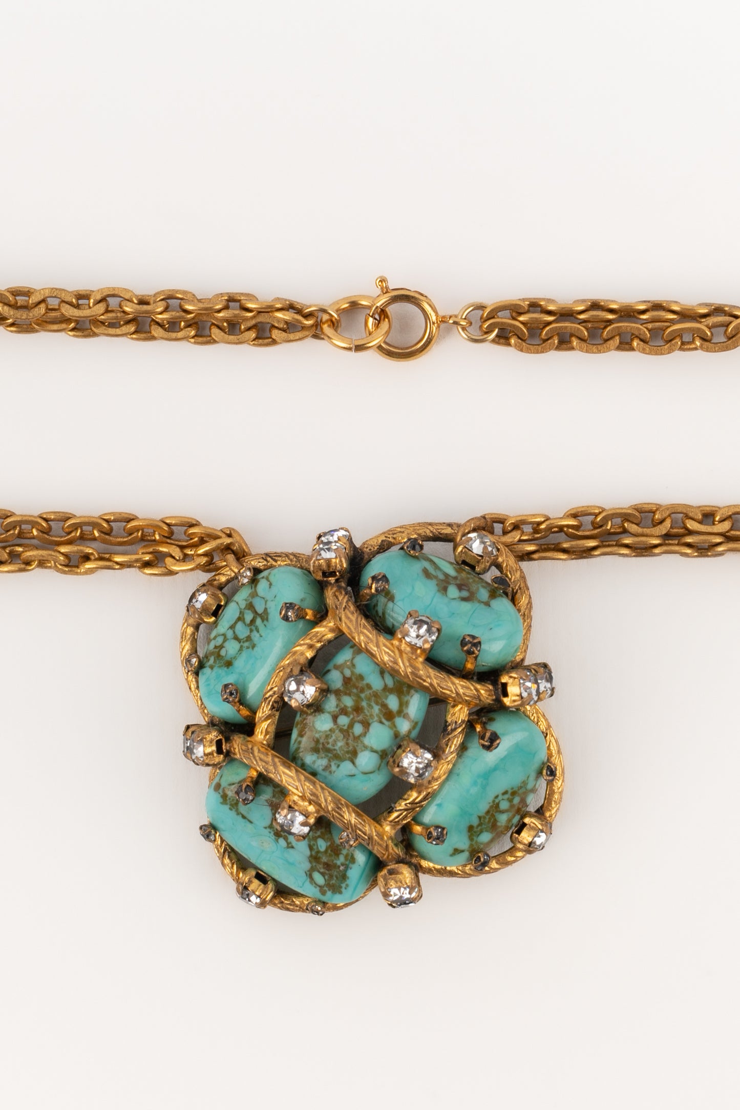 Collier turquoise Chanel Haute Couture