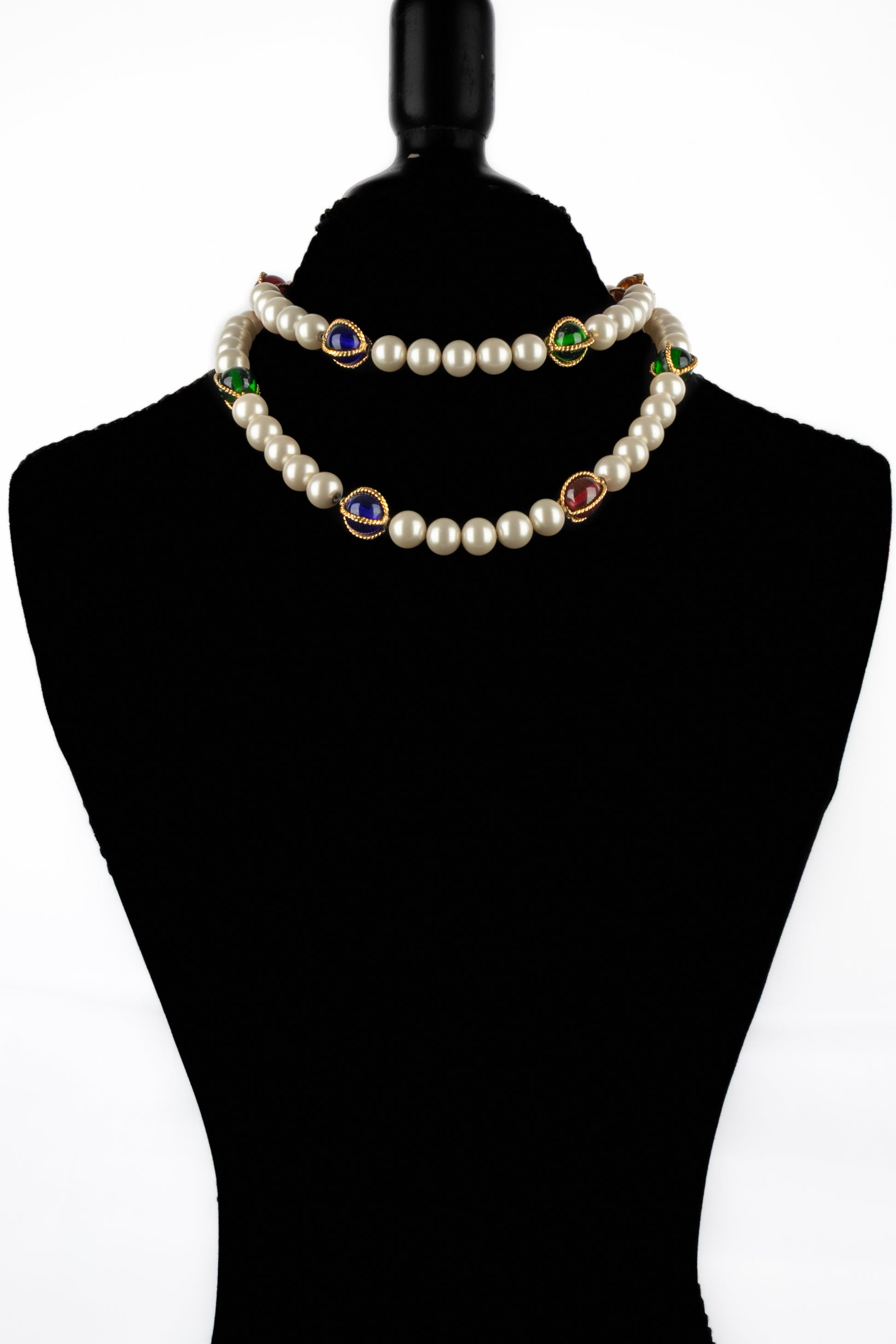 Collier de perles Chanel 1990's