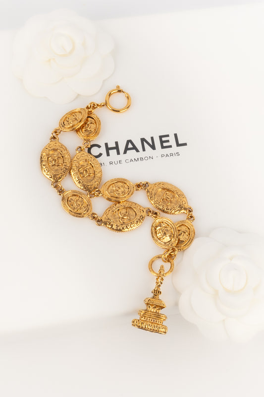 Bracelet breloques Chanel 1980's