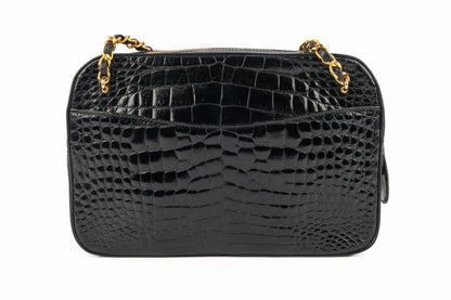 Sac caméra en crocodile Chanel