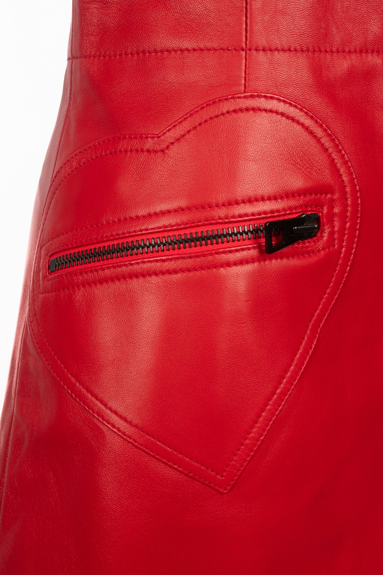 Jupe en cuir Christian Dior 